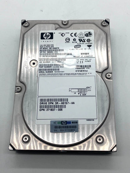 Disco Duro HP 146GB SCSI U320 10K 80-Pin (360205-013 / BD14688278)